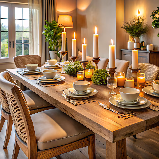 A warm and inviting dining area of the deli